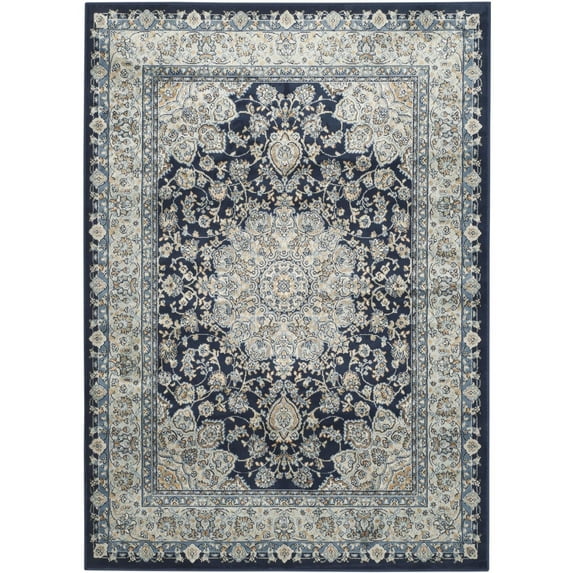 Safavieh Persian Garden Navy Traditional Rug - 4' x 5'3"
