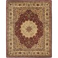 thumbnail image 1 of Traditional Rug - Persian Legend Wool Pile -Ivory/Rust Style-C-Color:Ivory/Rust,Design:Traditional,Shape:Medium Rectangle,Size:9'L x 6'W, 1 of 2