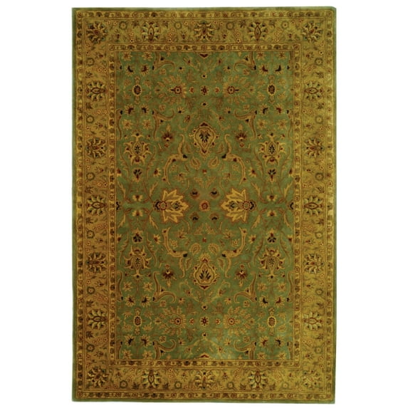 Traditional Rug - Persian Legend -Blue/Gold-Color:Blue/Gold,Design:Traditional,Shape:Rectangle,Size:9'L x 6' W
