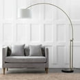 thumbnail image 1 of Safavieh Polaris 84 in. H Solid Glam Arc Floor Lamp, Antique Brass, 1 of 7