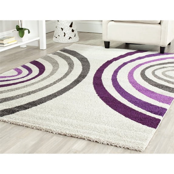 Safavieh Porcello 6'7" X 9'6" Power Loomed Rug in Creme