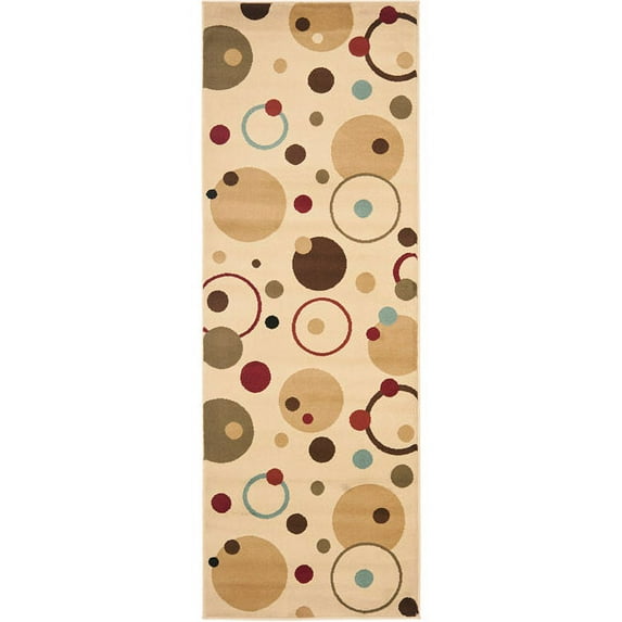 Safavieh Porcello Alexander Abstract Circles Area Rug or Runner