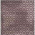 thumbnail image 1 of Safavieh PRL7734B Contemporary Porcello Polypropylene Pile Area Rug-Color:Light Grey/Purple,Shape:Round,Size:6'-7" X 6'-7", 1 of 5