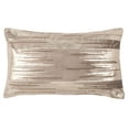 thumbnail image 1 of Safavieh Prasla Pillow Pillow, Taupe / Gold, 1' X 1'-8", Accent, 1 of 5