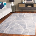 thumbnail image 1 of Safavieh Prestige Brynn Abstract Area Rug, Ivory/Blue, 4' x 6', 1 of 11