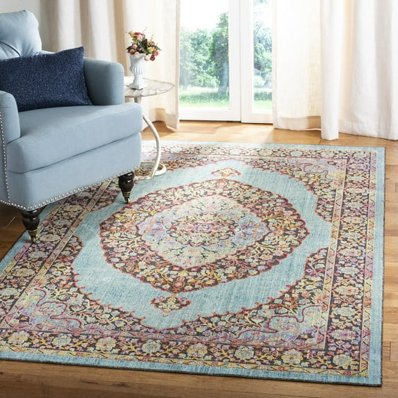 Safavieh  Provance Hasibe Vintage Boho Oriental Rug 4' x 6' 4' x 6',8' Round Indoor Living Room,Bedroom,Dining Room Rectangle