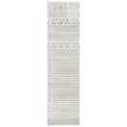 thumbnail image 1 of SAFAVIEH Pyramid Donelle Geometric Runner Rug, Ivory/Grey, 2'2" x 8', 1 of 6