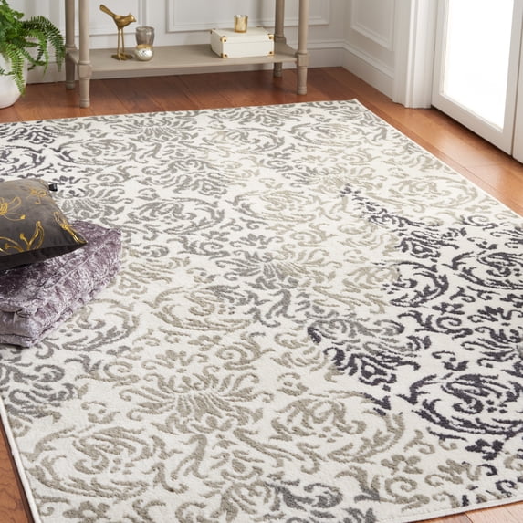 Safavieh Pyramid Tina Abstract Area Rug, Ivory Gray/Charcoal, 5'3" x 7'8"