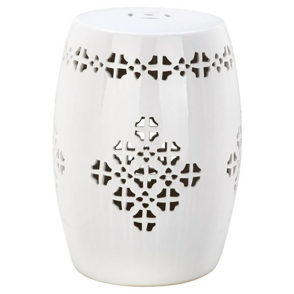 Safavieh QUATREFOIL GARDEN STOOL, ACS4535A
