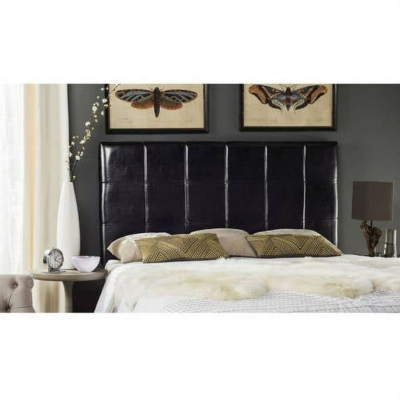 Safavieh Quincy Bicast Leather Headboard, Available Multiple Colors and Sizes