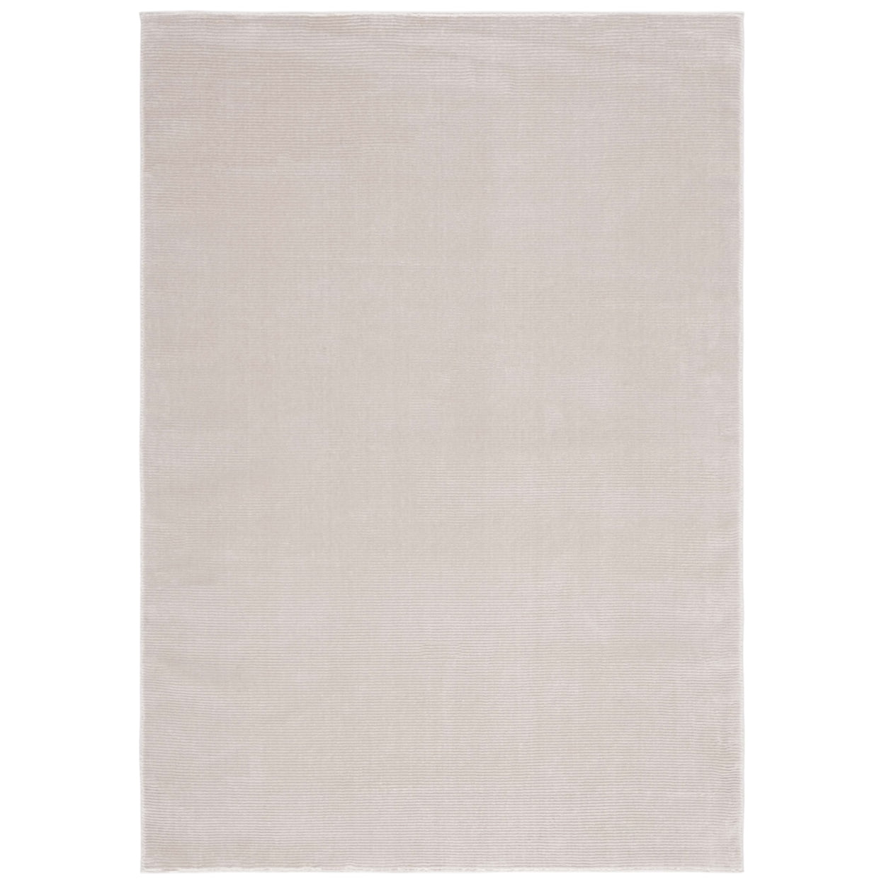 Elegant Beige Synthetic 31'' Rectangular Easy-Care Area Rug