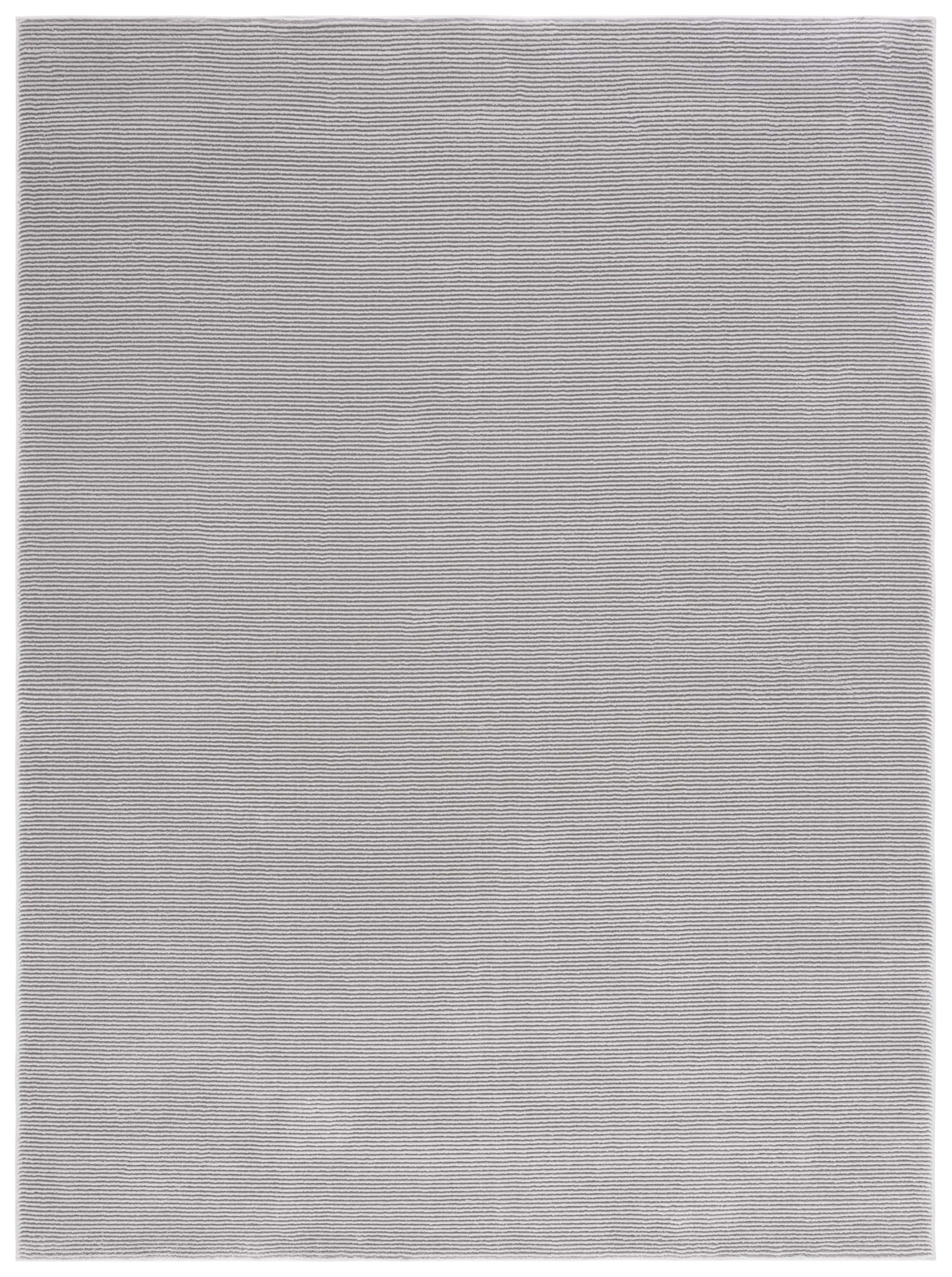 Gray Geometric Hand-Knotted Rectangular Area Rug