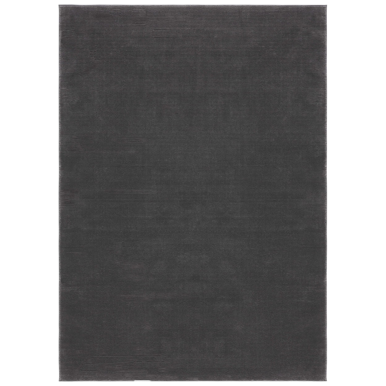 Revive Charcoal 4' x 6' Synthetic Area Rug