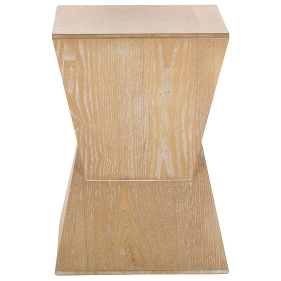 Safavieh Rahan Modern Wood Free Form End Table, Natural