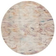 thumbnail image 1 of SAFAVIEH Rainbow Valentina Abstract Indoor/Outdoor Area Rug, Ivory/Blue Gold, 6'7" x 6'7" Round, 1 of 10