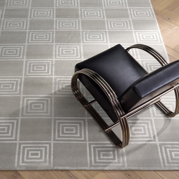 Safavieh Ralph Lauren Hattie Geometric Area Rug, Sterling, 6' x 9'