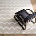 thumbnail image 1 of Safavieh Ralph Lauren Odetta Chevron Area Rug, Champagne, 6' x 9', 1 of 10