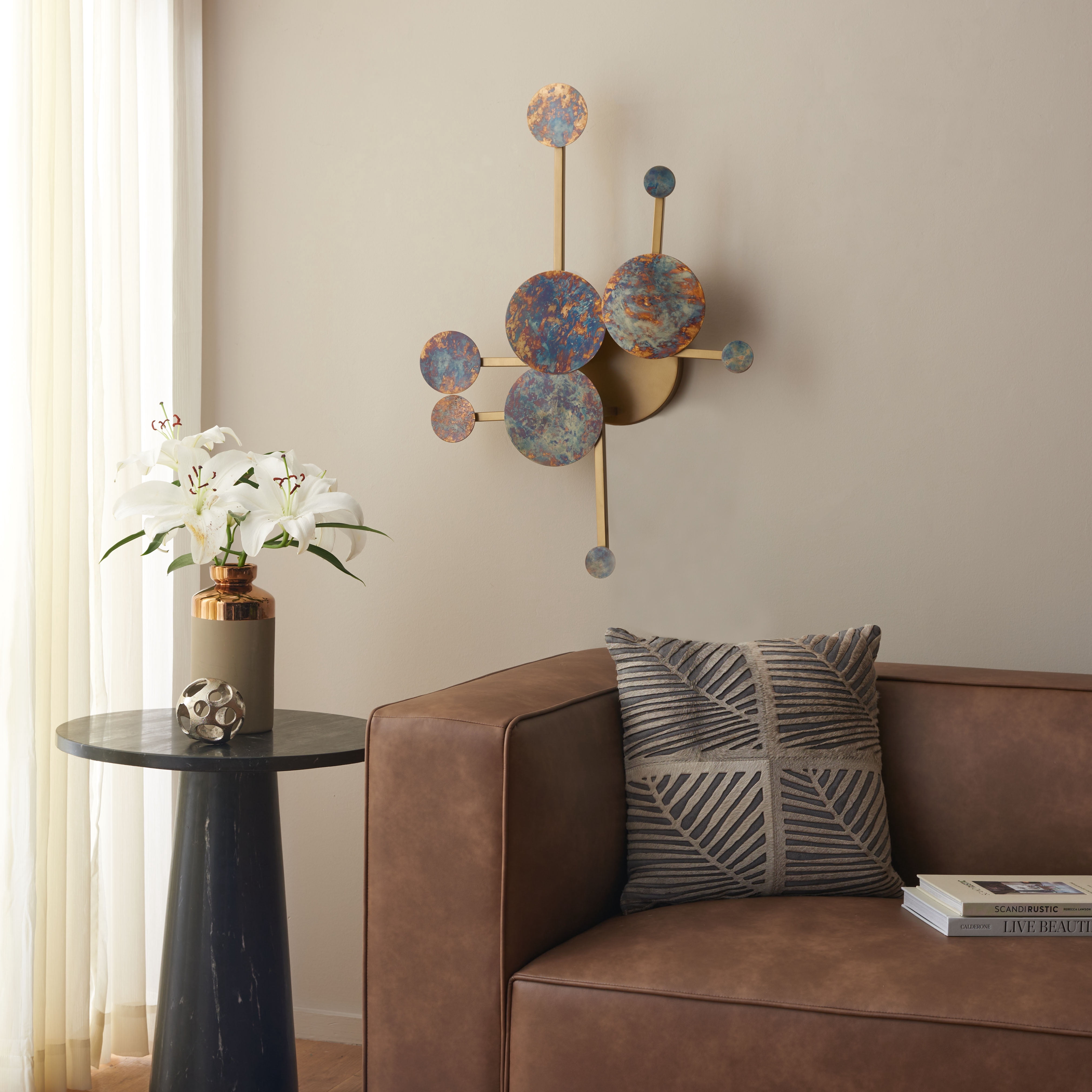 Safavieh Ralsei Modern Antique Brass Iron Wall Décor
