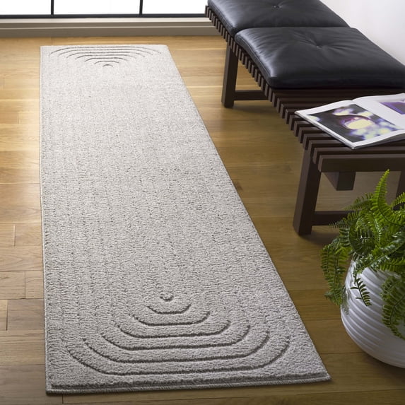 Safavieh Ramona Calanthe Geometric Runner Rug, Light Gray, 2'2" x 8'