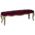 thumbnail image 1 of Safavieh Ramsey Tufted Upholstery Bench, Wheat Beige, 1 of 4