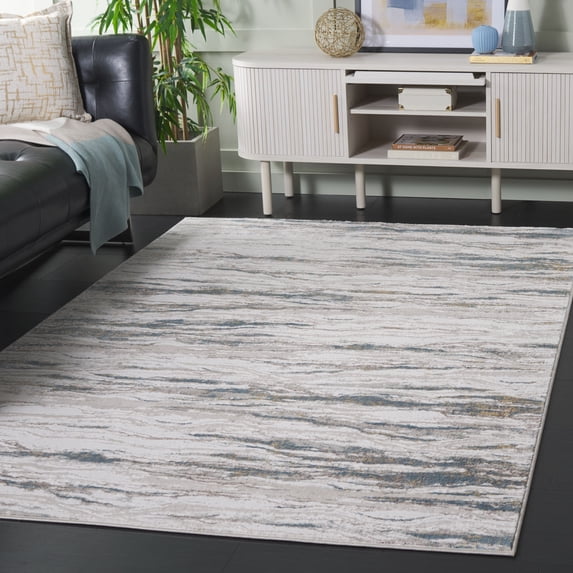 Safavieh Rana Hyde Abstract Area Rug, Ivory/Beige, 5'3" x 7'6"