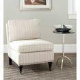 thumbnail image 1 of Safavieh Randy Transitional Upholstered Slipper Chair w/ Casters, 1 of 4
