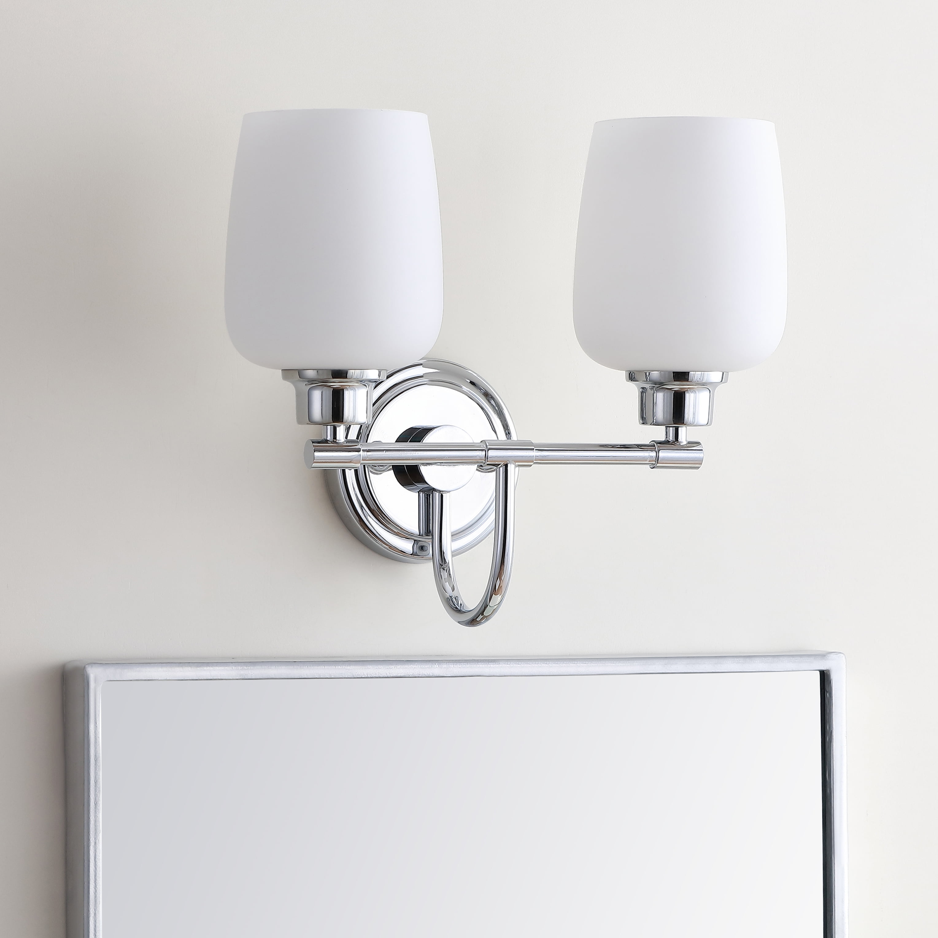 Contemporary Chrome 13'' Modern Bathroom Vanity Sconce