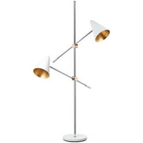 Safavieh Reed 71 in. H Mid-Century Adjustable Duo Floor Lamp