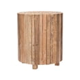 thumbnail image 1 of Safavieh Reese Teak Round End Table in Brown, 1 of 2