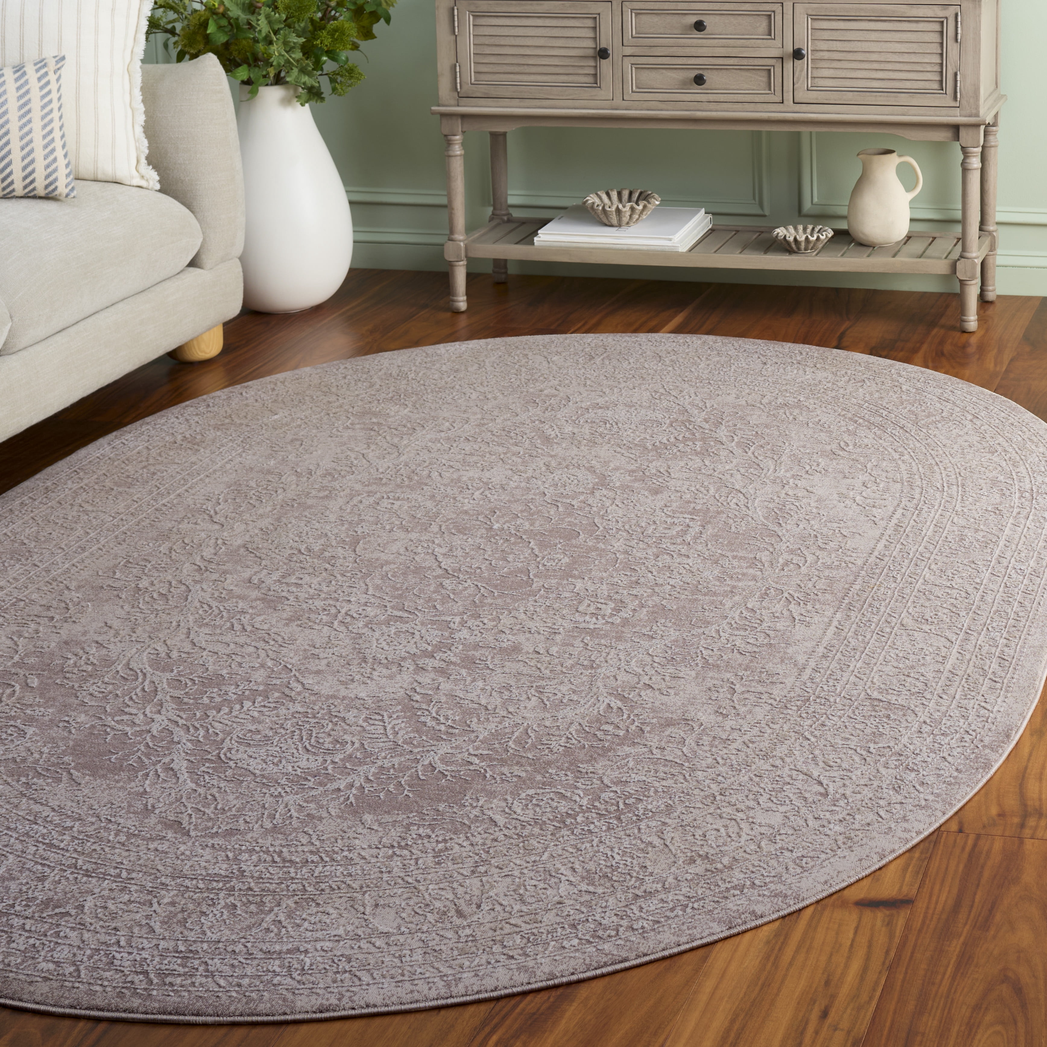 Safavieh Reflection Alayna Oriental Area Rug, Beige/Cream, 6' x 8' Oval