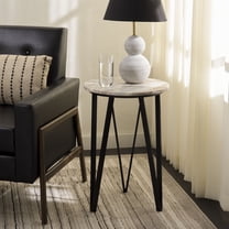 Safavieh Reni Modern Metal Round End Table, Brown / Black
