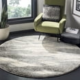 thumbnail image 1 of Safavieh Retro Panit Abstract Area Rug, Gray/Ivory, 5'3" x 5'3" Round, 1 of 8