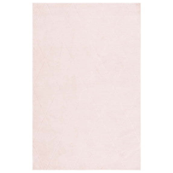 SAFAVIEH Revive Lorrin Diamond Polyester Area Rug, Pink, 4' x 6'