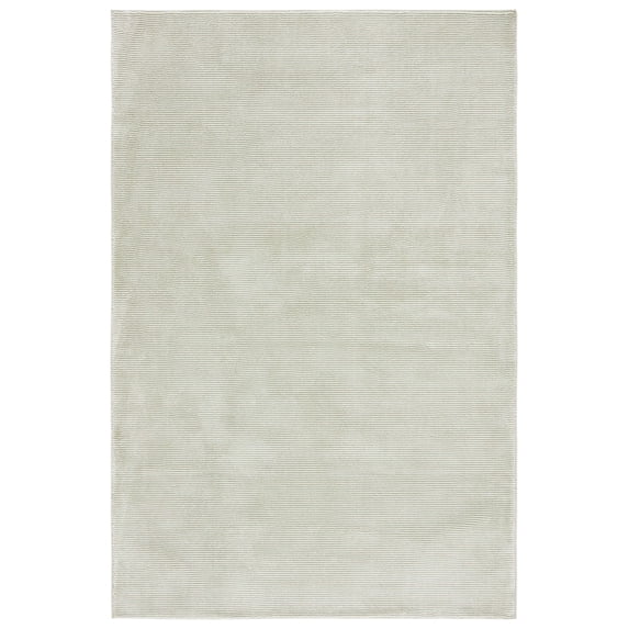 SAFAVIEH Revive Hyram Solid Polyester Area Rug, Sage, 2'7" x 5'