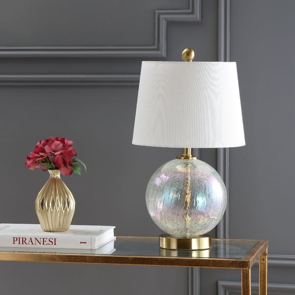 Safavieh Riglan Classic 20 in. H Table Lamp, Clear/Gold