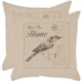 thumbnail image 1 of Safavieh Rio Linen Throw pillow (Set of 2), 1 of 1