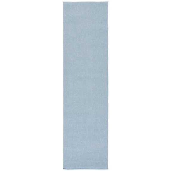 SAFAVIEH River Randa Solid Polyester Runner Rug, Blue, 2'2" x 8'