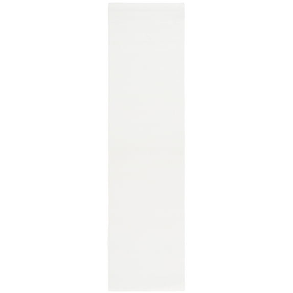 SAFAVIEH River Randa Solid Polyester Runner Rug, Ivory, 2'2" x 8'