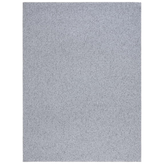 SAFAVIEH River Randa Solid Polyester Area Rug, Grey/Charcoal, 4' x 6'