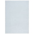 thumbnail image 1 of SAFAVIEH River Randa Solid Polyester Area Rug, Blue/Ivory, 5'3" x 7'6", 1 of 8