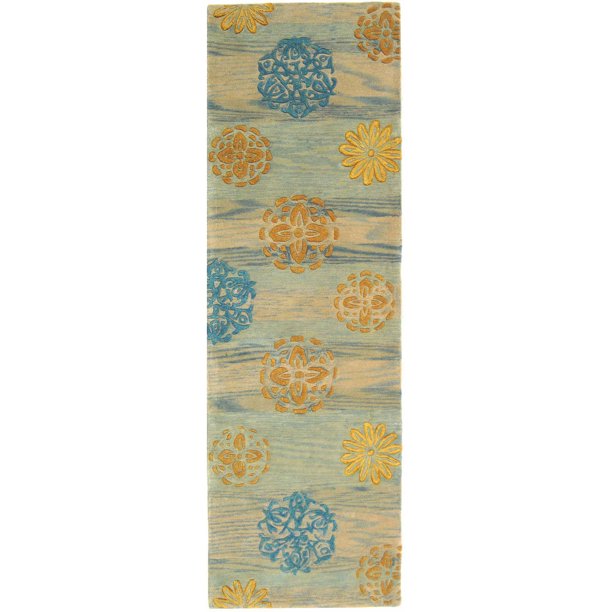 Tappeto Runner SAFAVIEH Rodeo Drive - 60x200 Cm, Lavorato A Mano In Lana, Design Astratto Metà Secolo, RD623A