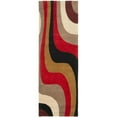thumbnail image 1 of Contemporary Rug - Rodeo Drive -Red/Multi-Color:Red/Multi,Design:Contemporary,Shape:Runner,Size:8'L x 2'6" W, 1 of 6