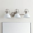 thumbnail image 1 of Safavieh Roland 8.5 in. H Modern Glam Three Light Bathroom Sconce, 1 of 5