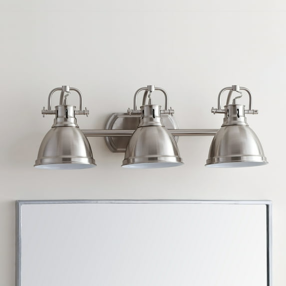 Safavieh Roland 8.5 in. H Modern Glam Three Light Bathroom Sconce