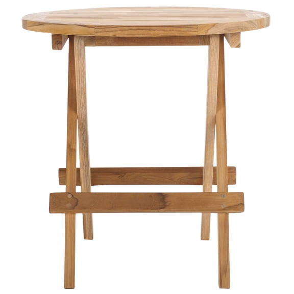 Safavieh Rory Outdoor Wood Folding Round Table, Natural