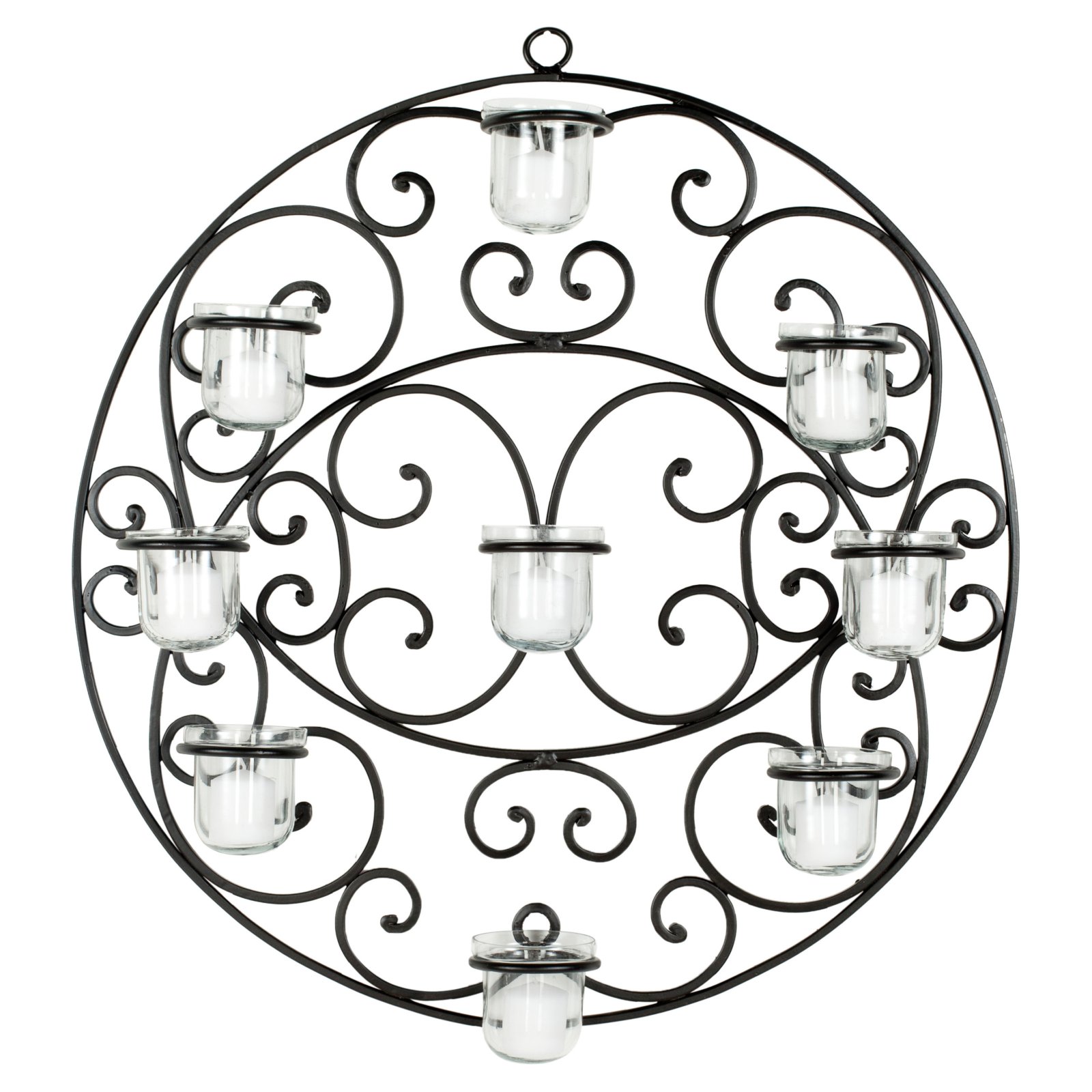 Ornate Scroll Candle Wall Sconce - 23.6 diam. in. - Walmart.com