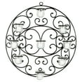 thumbnail image 1 of Ornate Scroll Candle Wall Sconce - 23.6 diam. in., 1 of 3