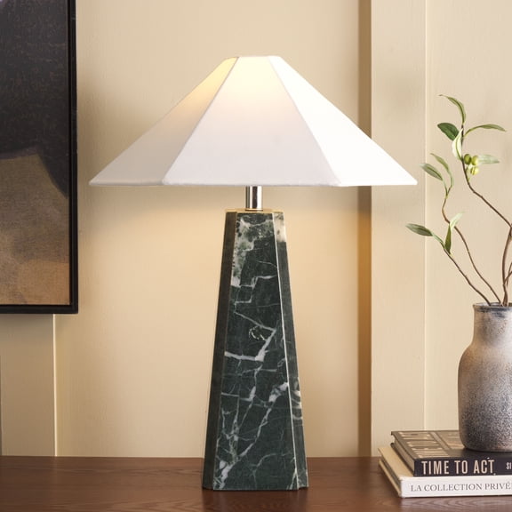 Safavieh Rylan 17" Modern Marble Table Lamp, Green