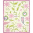 thumbnail image 1 of Safavieh SAFAVIEH Kids Collection SFK351A Handmade Ivory/Pink Rug, 1 of 10