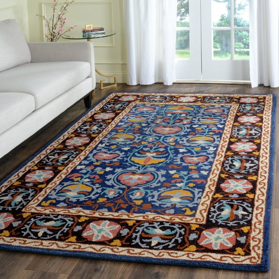 Safavieh SAFAVIEH Roslyn ROS545A Handmade Blue / Multi Rug